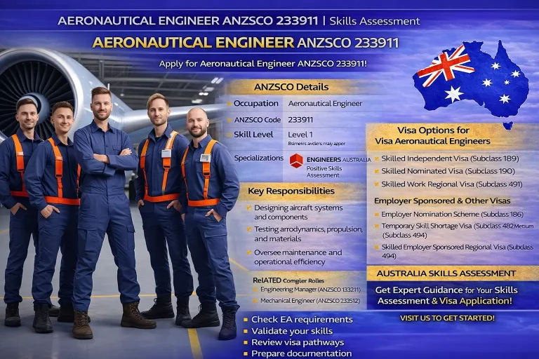 Aeronautical Engineer ANZSCO 233911