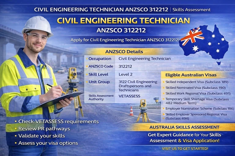Civil Engineering Technician ANZSCO 312212