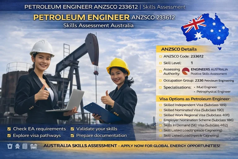 Petroleum Engineer ANZSCO 233612